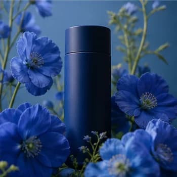 Blue Bloom product-shot style preview