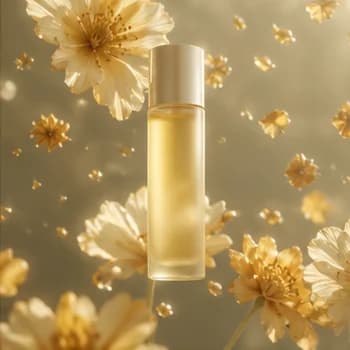Golden Floral Floating product-shot style preview