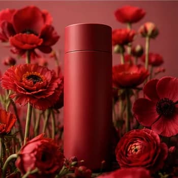 Red Bloom product-shot style preview