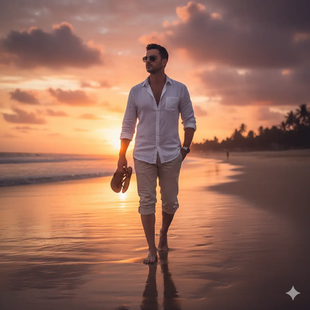 Sunset Nano Banana prompt example