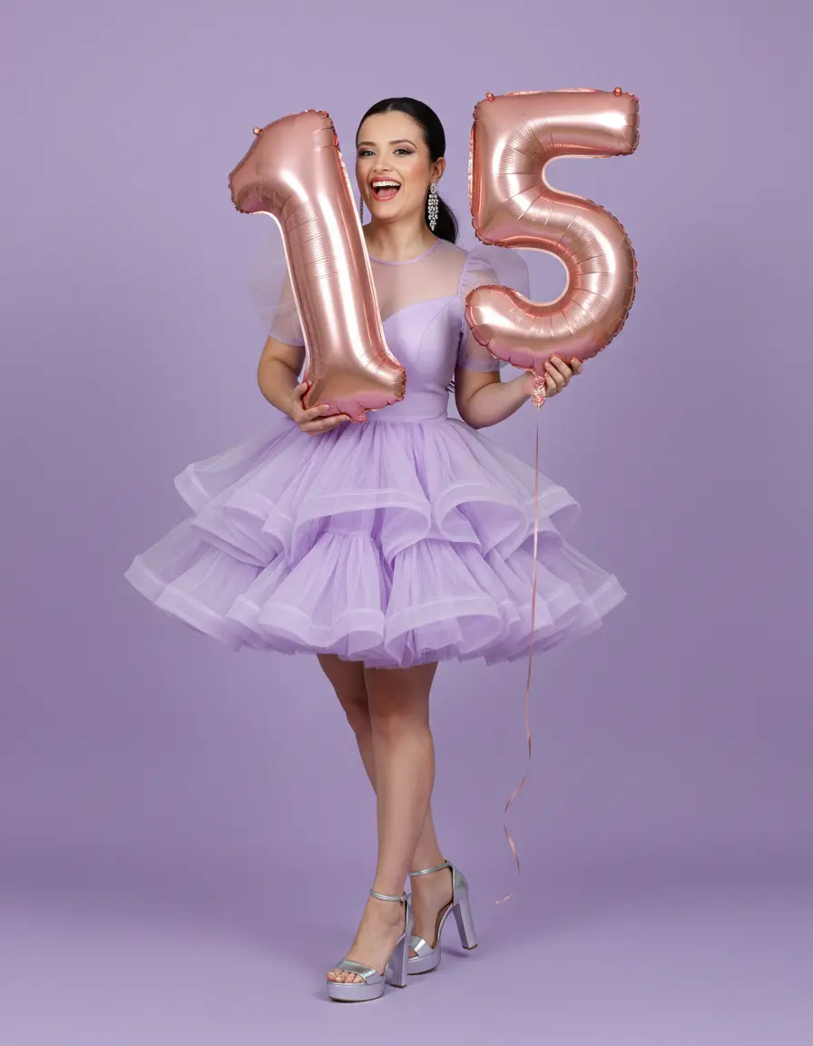 Sweet Fifteen Celebration Nano Banana prompt example