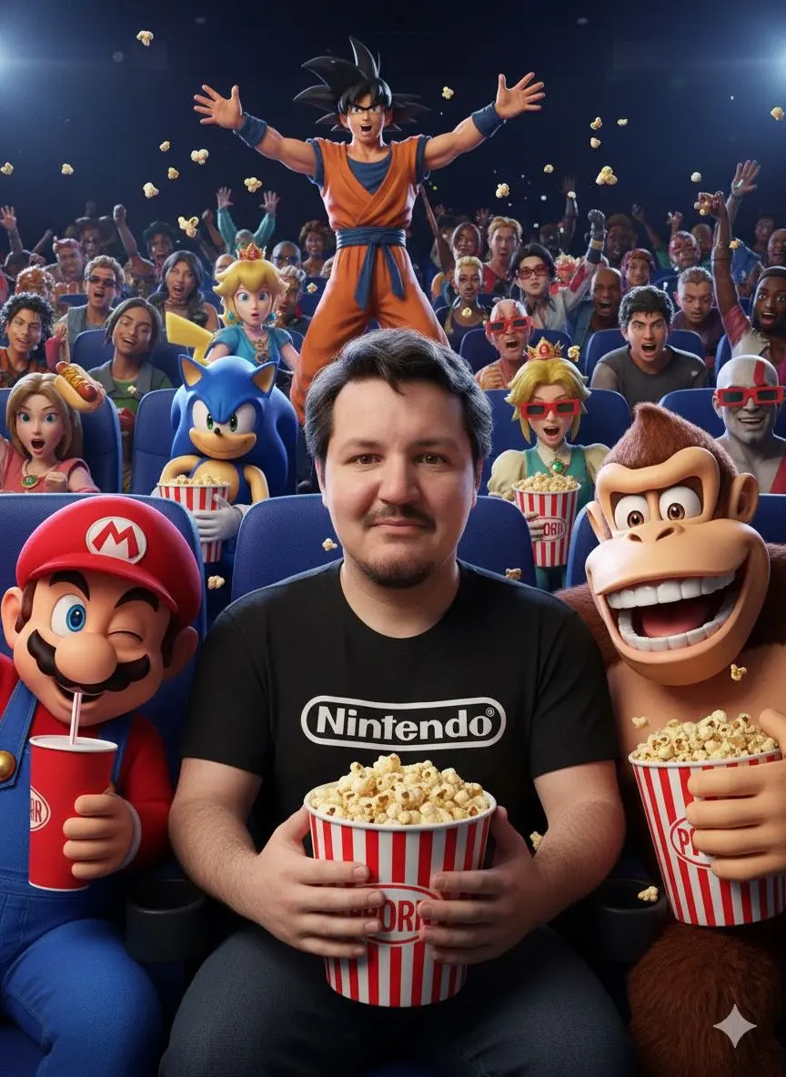 Nitendo cinema Nano Banana prompt example