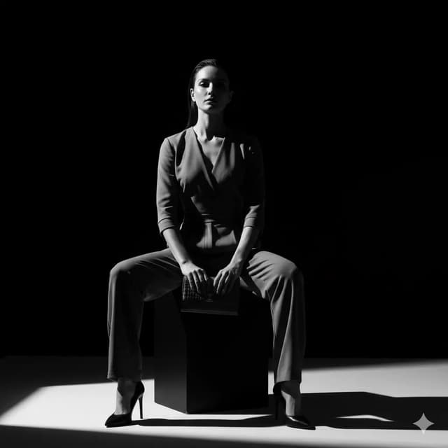 Monochrome Muse prompt example