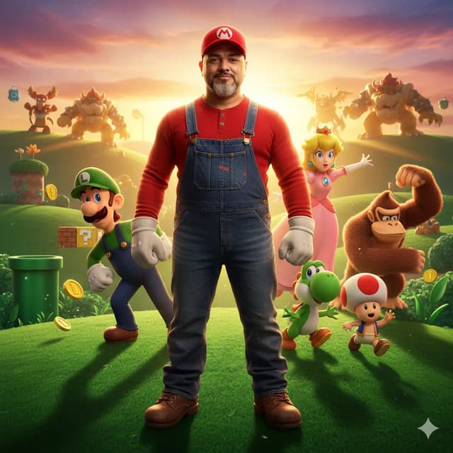 Mario Bros prompt example