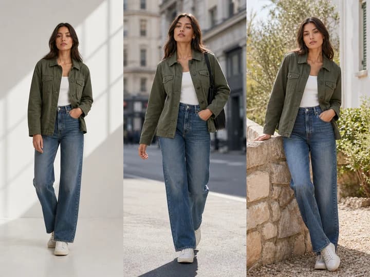Virtual try-on campaign variations for fashion marketing