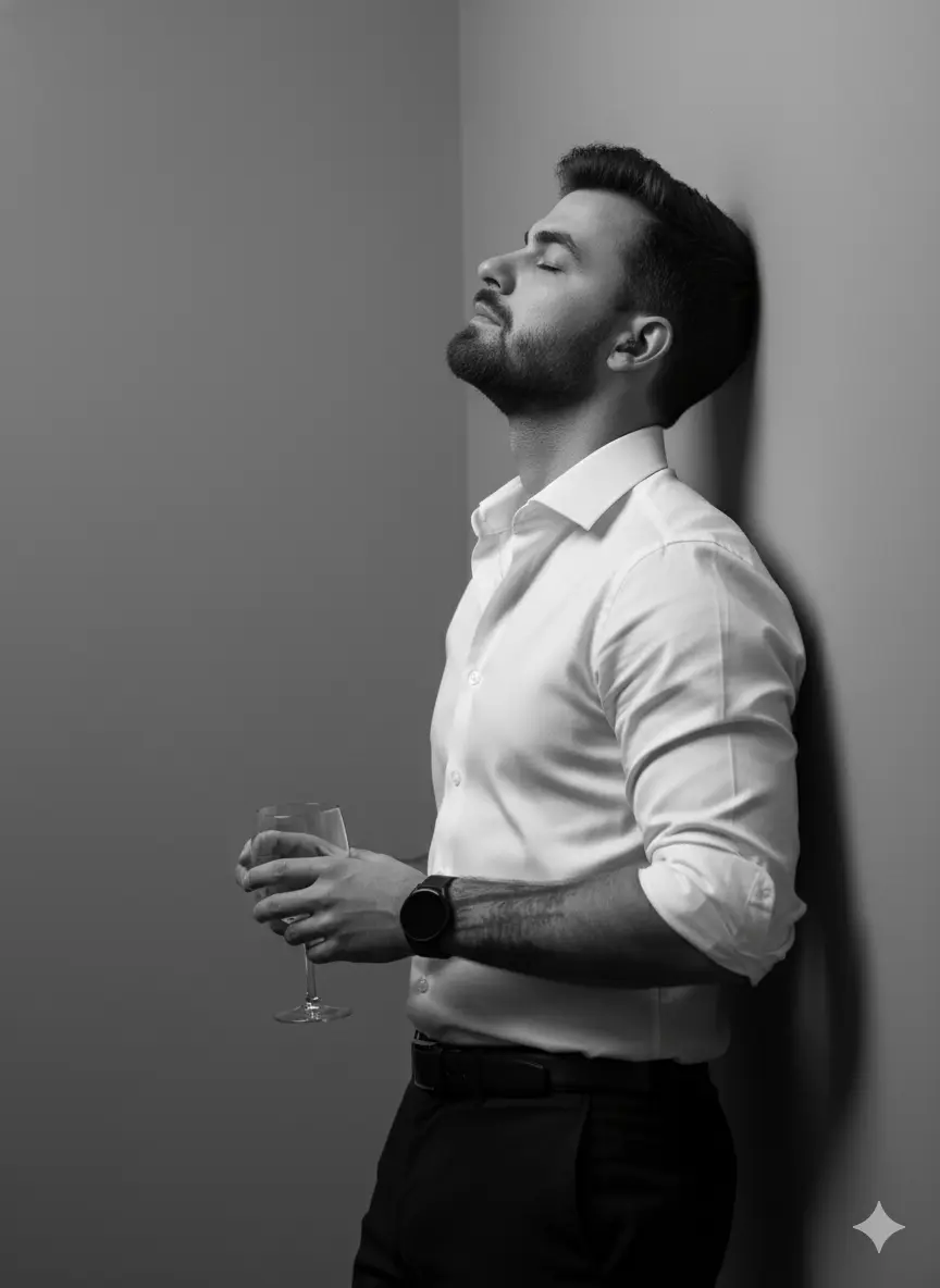 Retrato em Preto e Branco Nano Banana prompt example