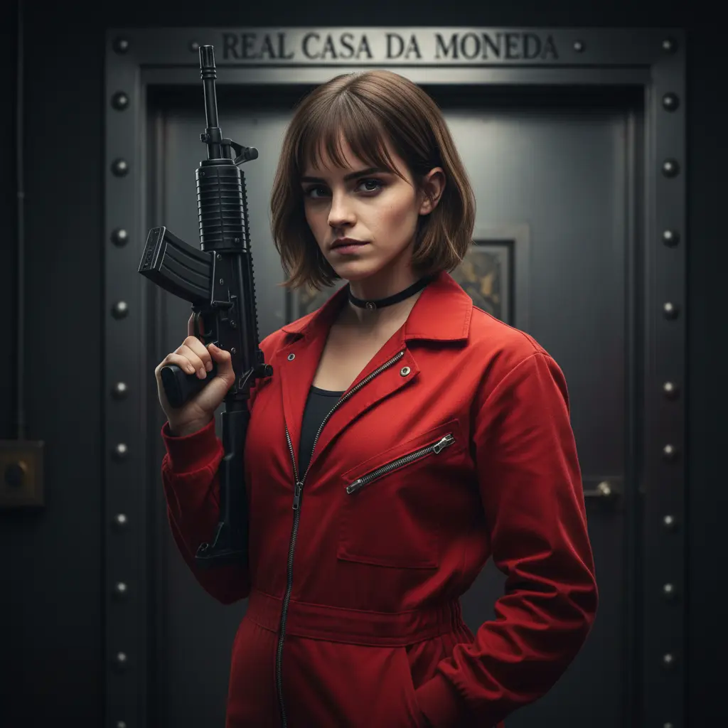 Money Heist Ready Nano Banana prompt example