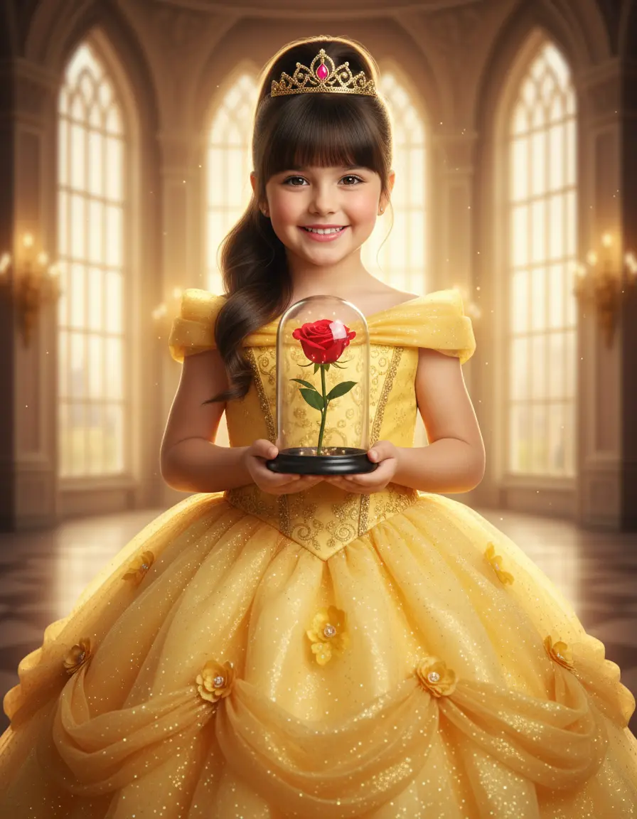 Little Princess, Big Smile Nano Banana prompt example