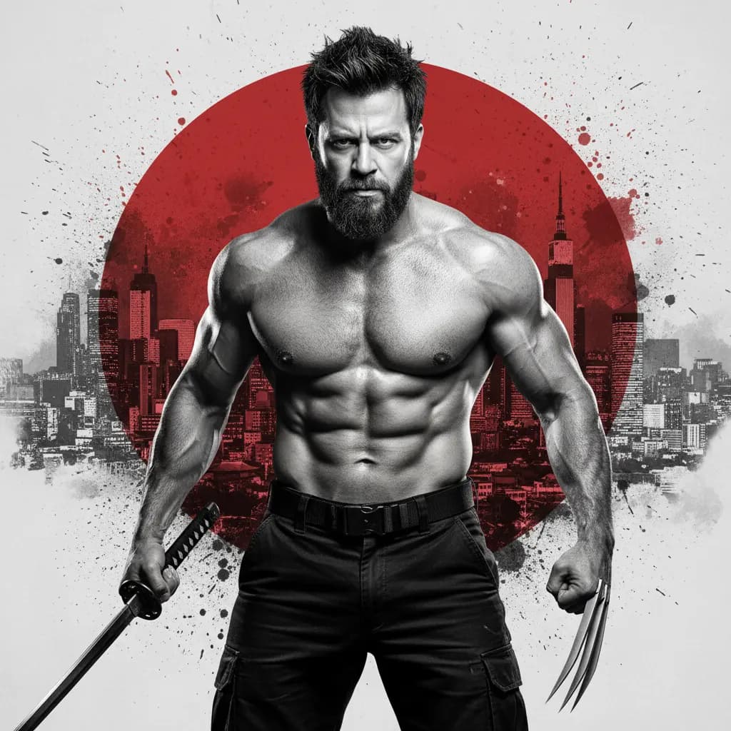 The Wolverine Nano Banana prompt example