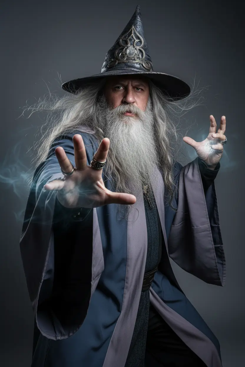 Wizard of wizards Nano Banana prompt example