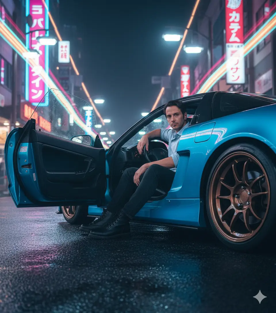 Tokyo vs nsx Nano Banana prompt example