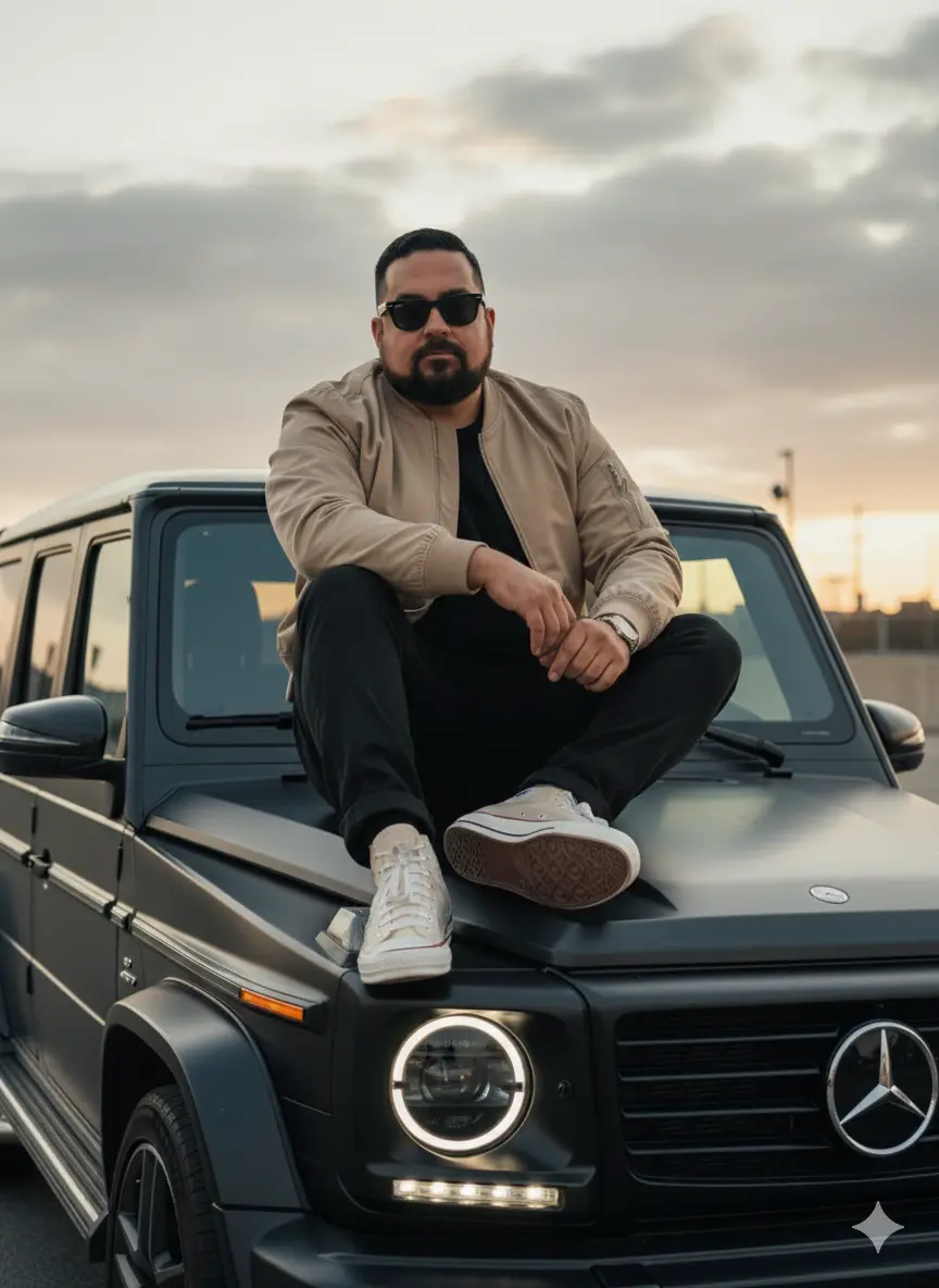 Mercedes-AMG G63 negro Nano Banana prompt example