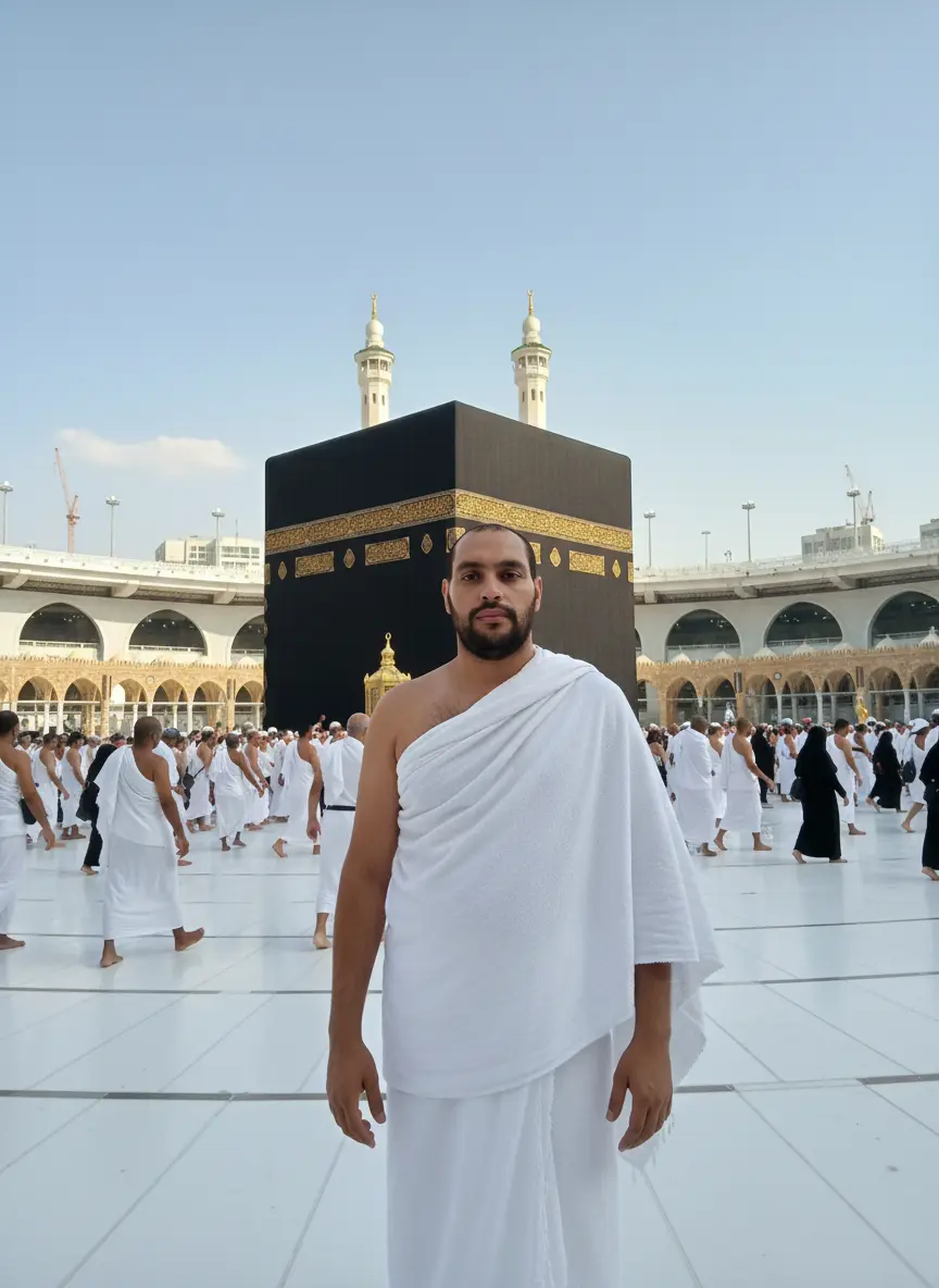 Holy Kaaba in Mecca Nano Banana prompt example
