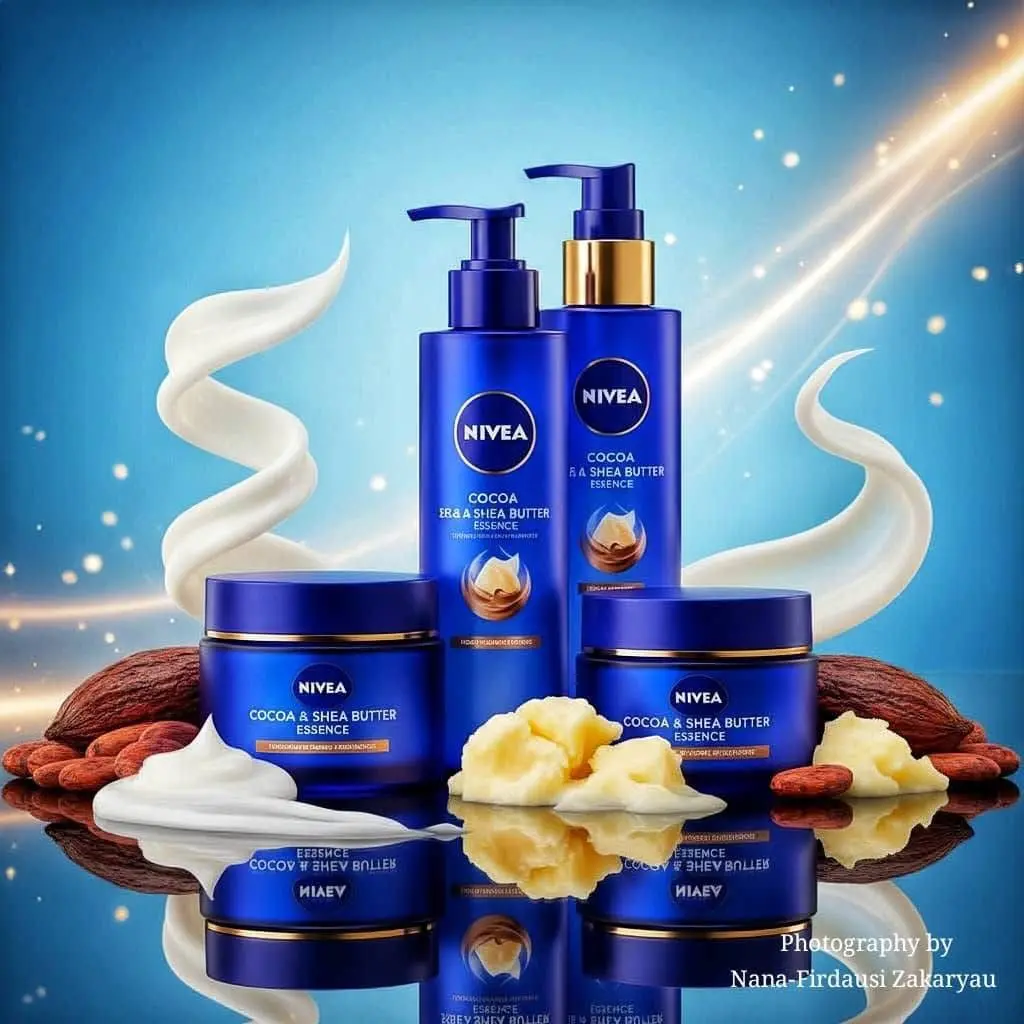 Nivea branding Nano Banana prompt example