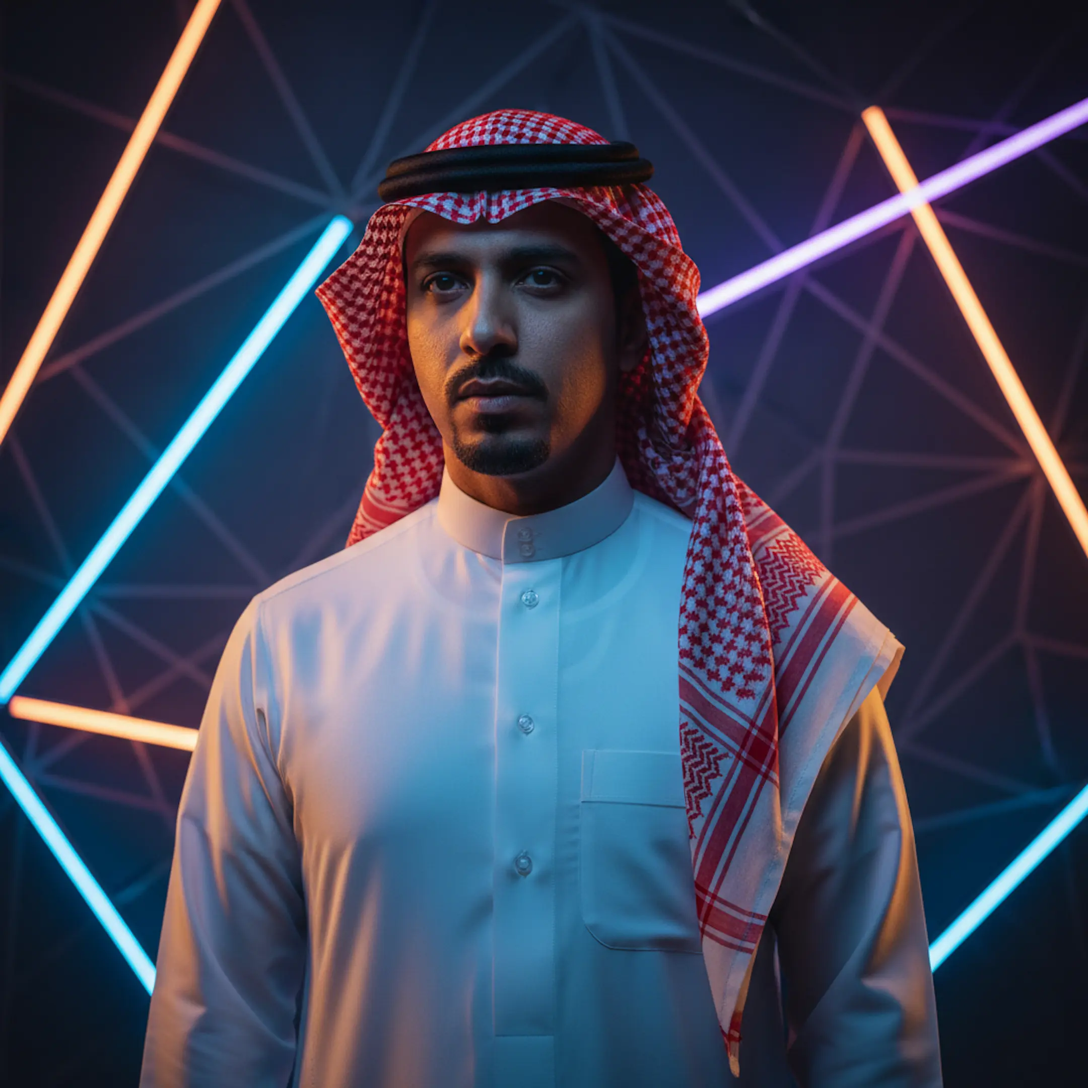 traditional Saudi Arabian attire Nano Banana prompt example